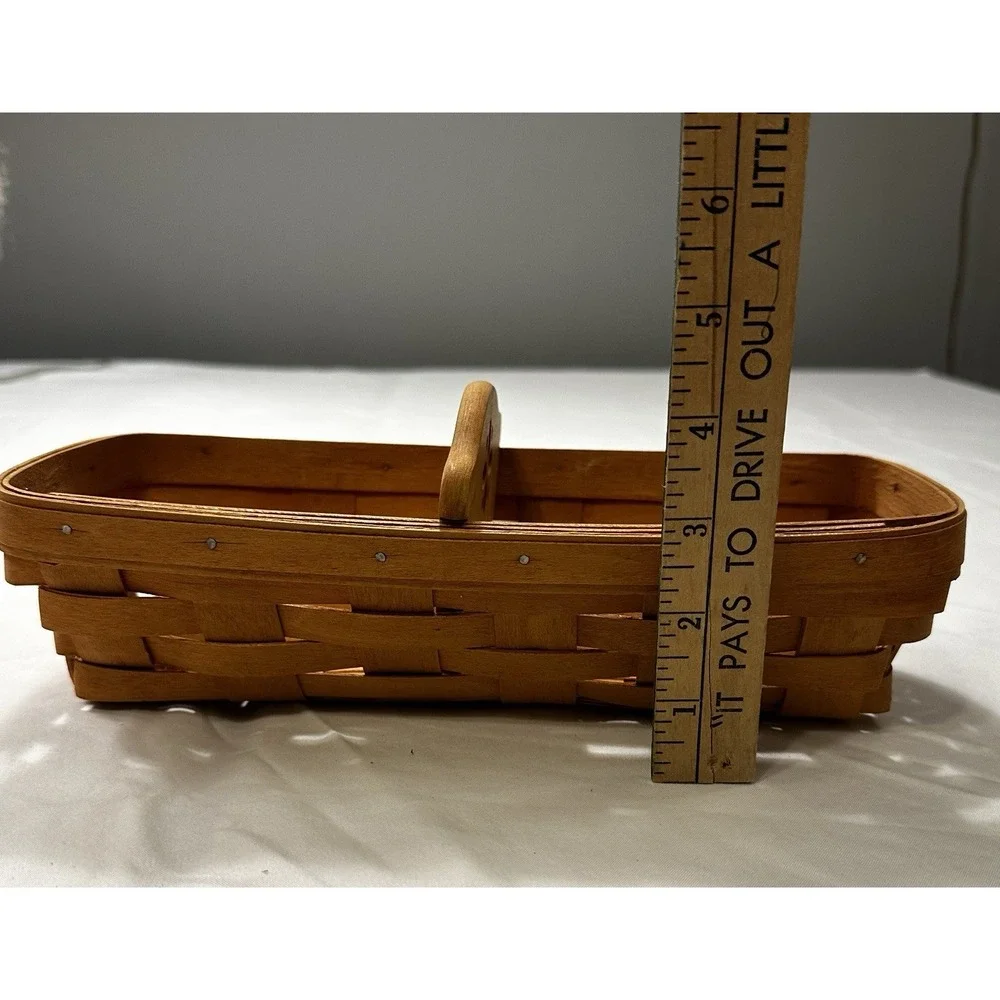 Longaberger 1995 Cracker Basket With Wooden Divider‎